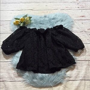 Anthropologie Maeve Off The Shoulder Cutwork Top sz XS